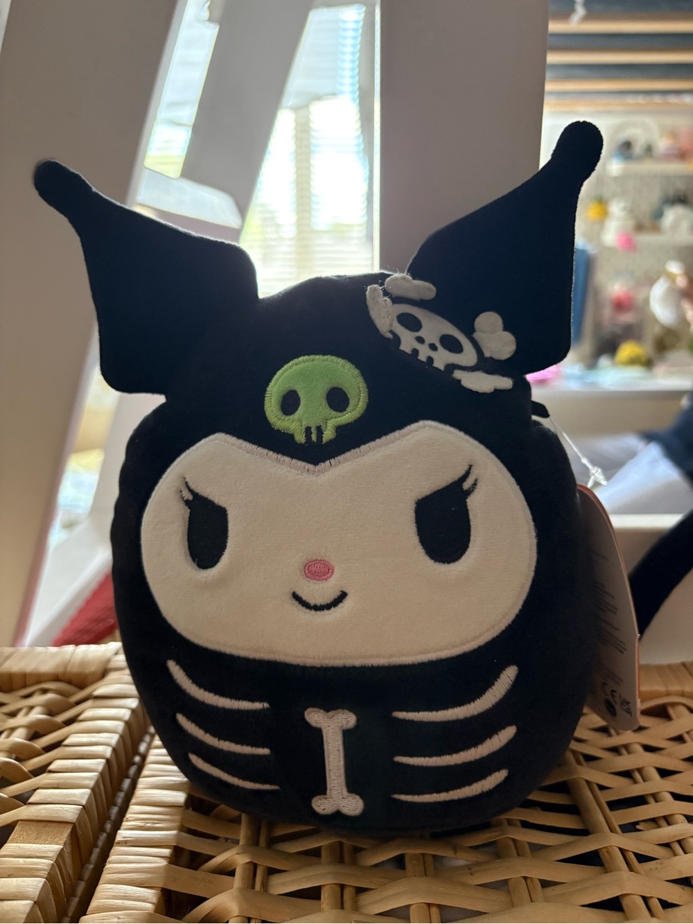 Halloween Squishmallow Kuromi Plush Skeleton Plush 7" Skull Plush